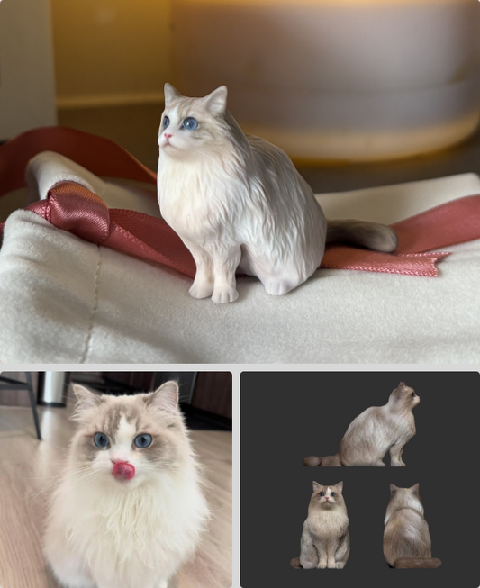 Instacolor Edition - Cat 3D Printed Keepsake